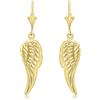 Carissima Orecchini pendenti ala d'angelo da donna in oro giallo 9 ct