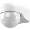 goobay Rilevatore di movimento esterno IP44, 2 sensori 180° e 360°, distanza di rilevamento 12 m, inclinabile e orientabile, interruttore di ricambio per LED 600 W, 79593