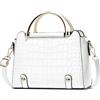 DEEVORCA Borsa a Mano da Donna Moda Femminile Borsa a Tracolla Texture Coccodrillo Tracolla Rimovibile Manico Superiore Borsa Festa di Compleanno Cinema Incontri Impermeabile PU