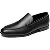 Bruno Marc Mocassini da uomo in pelle scamosciata scarpe eleganti, nero, 11