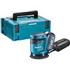 Makita Dbo180T1J - Levigatrice eccentrica, Ø 125 mm, 18 V, 1 batteria 18 V, 5 Ah Li-Ion Bl1850B + valigetta Makpac