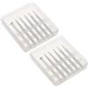 WRITWAA 12 Pezzi Punte per Intaglio Legno con Gambo in Metallo Resistente Kit Utensili Falegnameria per Incisione Foratura e Scultura DIY Compatibile con Utensili Rotativi