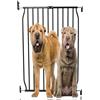 Bettacare Cancelletto per Animali Eco Extra Alto con Fissaggio a Vite, Nero, 70cm - 80cm, Cancelletto per Cani con Fissaggio a Vite, Cancelletto di Sicurezza per Cuccioli
