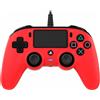 Nacon Gaming Edizione a colori del controllore (PS4), Controller gaming, Rosso