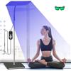 Hocomay Solarium per la casa, lampada abbronzante da 660 nm e 850 nm con 126 LED, altezza e angolo regolabili, impostazioni del tempo, 5 livelli di luminosità, 3 modalità, luce diurna per corpo e viso