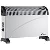 Suinga Convettore Elettrico con Termostato Regolabile e Turbo Ventilatore 750-1250-2000W | Radiatore Elettrico Basso Consumo | Riscaldatore Elettrico Hugar