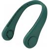 KQLHLHDYZ Ventilatore portatile da collo, ricaricabile tramite USB, senza pale, mini ventilatore personale, 3 velocità regolabili, ventola di raffreddamento indossabile per viaggi, sport, ufficio