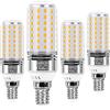 SanGlory Lampadina LED E14, 13W Equivalenti a 100W, 1400 Lumen, Luce Calda 2700K, Lampada LED Mais E14 Non Dimmerabile, AC 175-265V, Nessun Sfarfallio, Pacco da 4