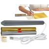 Dupbisce Hot Foiling Pen - Forniture artigianali portatili alimentate tramite USB, penna in lamina d'oro, strumento per timbratura a caldo, per diario, disegno, creazione di biglietti, lavori in pelle e