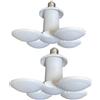 YNiuniunny 2 Pezzi E27 110V 220V 40W LED Lampada A Lampadina Pieghevole Faretto Luce Bianca Fredda Per La Luce Della Stanza Lampada Interna