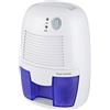 TopHomer Deumidificatore portatile, 500 ml, per casa, auto, ufficio e cantina, antimuffa con tecnologia Peltier ultra silenziosa, per ambienti umidi