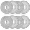 HoHumoca 8 Panni per Dreame L10s Ultra Gen 2/L10s Ultra Gen 3,L20/L40 Ultra AE,L40s Pro Ultra/L50 Pro Ultra,X30/X40/X50 Ultra,X40/X50 Master,L10s Pro/L10 Prime,Mova E30 Ultra /P50 Pro Ultra/V50 Ultra Complete