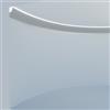 Cornice Pitturabile Stondata per Pareti Curve per Strisce LED - 2m Variante Lunghezza 2 Metri