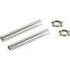 RnR Spares Classic Beetle - Terminali di scarico cromati e kit di montaggio x 2 tipo 1 raffreddato ad aria