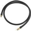 X AUTOHAUX 100 cm filettato pneumatico gonfiatore prolunga mandrino adattatore pompa aria tubo valvola pneumatico tubo per auto camion bici MTB gomma rame nero tono rame