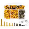 JTWMTY 177PCS Moto Carena Completa Bulloni Kit Viti Dado Per CBR1000RR ABS 2009 2010 2011 2012 2013 2014(Gold)