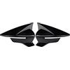 TOTMOX 1 coppia di coperture per specchietti retrovisori in ABS, coperture per specchietti laterali destro e sinistro, 2017-2020 Compatibile con SEAT Leon MK3 5F ST FR Cupra I/b*iza Mk5 Arona KJ7