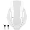 TaTonCycle Parabrezza Cupolino per ADV 350 2022-2026 (trasparente) | Protezione Deflettore, Devia Vento, Riduce Turbolenza, Montaggio Semplice
