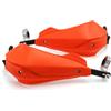 evomosa Protezioni mani per moto universali 22 mm 25 mm 28 mm Protezioni manubrio Scudo protettivo Parabrezza per moto scooter e ATV per PCX 125 /R 1250 GS/TMAX /MT07 (Arancione)