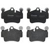 Brembo P 65 014 - Pastiglia Freno - Anteriore e Posteriore | Compatibile con: PORSCHE 911, 911 Cabriolet, 911 Targa, BOXSTER, BOXSTER Spyder, CAYMAN