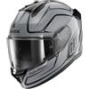 SHARK, Casco Moto Integrale D-SKWAL 3 DRONE x TROY LEE DESIGN Silver Black Silver, S