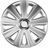 VERSACO Copricerchi 15 pollici grigio Copricerchi Auto 10449