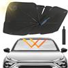 Joytutus Ombrello Parasole Auto, Parabrezza Interno, Blocca il 99.9% dei Raggi UV, per Auto, Camion, L (137 X 79CM)