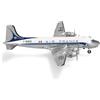 Herpa Modello di aereo Air France Douglas DC-4 scala 1:200 - modello di aereo, oggetto da collezione, decorazione in miniatura, statuetta in metallo con supporto
