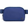Pander Set di fanny Cross Body da donna, alla moda, borse a tracolla, borsa con tracolla regolabile (blu perenni).