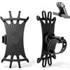 poraceous 2 Pezzi Porta Cellulare Bici, Universal Supporto Telefono Bicicletta, Supporto Telefono Motociclo, 360°Rotabile Silicone Manubrio Supportos Cellulare. Supportos Smartphone per iPhone