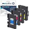 LCL SG400 SG800 Cartucce d'inchiostro a sublimazione Compatibile SG400NA | SG800NA PRINTAN DINK High Yield (1Nero 1Ciano 1Magenta 1Giallo) Sostituzione per Sawgrass Virtuoso SG400 SG800 SG400NA