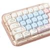 Venit Keys Cute Pink Keycaps, Moa Profile Keycaps, PBT DYE-SUB 139 tasti Keycap Set per Cherry Mx Gateron Kailh Switch Tastiera meccanica