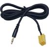 Gettimore Cavo adattatore AUX IN per Fiat e Alfa Romeo per autoradio con supporto standard di ingresso audio ausiliario da 3,5 mm e collegamento a 6 pin