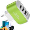 Dinchaakuarry Blocco caricatore di ricarica rapida, caricabatterie multiport USB, Plug del caricabatterie USB luminoso 3, Porte multiple intelligenti, Caricatore portatile 'adattatore a parete per