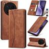 Jasonyu Cover per Vivo X300 Ultra, Portafoglio PU Pelle Custodia, Marrone | Flip Libro, Slot Porta Carte, Magnetica, Funzione Supporto, TPU Antiurto