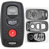 mt key Auto chiave telecomando 1 X gomma Panic per Mazda