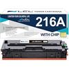 LCL W2410A Nero Cartucce di Toner Compatibile per HP 216A W2410A | Compatible per HP Color LaserJet Pro M155 M155a M155nw MFP M182 M182n M182nw M183 M183fw (1-Pack)