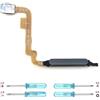 iYAiYO Fingerprint Sensor Cavo Flessibile per Xiaomi Redmi Note 10S Lettore Impronta Flex Cable Sensore di Impronte Digitali Sostituzione incl. Cacciaviti-Nero