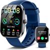Soudorv Smartwatch Uomo,Orologio Smartwatch 1.91 con Chiamate Bluetooth,Monitoraggio Sonno e Cardiofrequenzimetro, Torcia e Bussola per IOS/Android