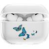 CasurvivePro Custodie per cuffie per AirPods Pro 2, custodie trasparenti in TPU con motivo carino per Apple AirPods Pro (2a generazione) Custodia di ricarica di seconda generazione