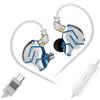 KINBOOFI KZ ZS10 Pro - Auricolari da gioco di tipo C, USBC, cuffie IEM con driver 4BA e 1DD, auricolari cablati KZ HiFi IEM con staccabile
