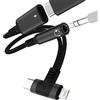 zoyuzan Adattatore da USB C a Jack Lightning Cable Auricolare per iPhone 17 16 15 14 13Pro Max Doppio Audio 3,5 mm Aux Charger Compatibile con Samsung S26 S25 per Apple Cavo di Ricarica Connettore