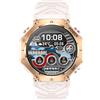 Sxhlseller Orologi Intelligenti per Uomo Donna, Orologio Sportivo con Supporto Posizione GPS GPT, Ricarica Magnetica, Smartwatch Impermeabile con Torcia per IOS per Android (PINK)