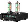 Tuidzljd P2-FM Magic 6E2 Preamplificatore Amplificatore per Cuffie Stereo con Indicatore del Livello Radio FM Orologio VFD Spina UE