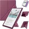MoKo Magnetica Custodia per 11 Kindle Scribe Colorsoft 2025/2026 | per 11 Kindle Scribe 3a, Consente di Piegare, Posteriore Magnetica, con Astuccio Penna, Auto Sonno/Sveglia, Fico