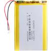 ELLENNE - BATTERIA LIPO DIY 606090-3,7V DC 4.000mAh CONNETTORI 2P-PH