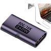 Generico Adattatore Connettore Doppia Femmina | Estensore da 240W - Adattatore Da USB C A USB C - Per Computer Desktop Portatile Posto di Lavoro Presentazione Casa Conferenza Viaggio