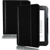 Andy Case1 Custodia per Sony PRS T2 e-book reader cover, Folio Premium PU custodia protettiva in pelle per Sony PRS T2 (nero)