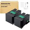 LCL T6711 C13T671100 Nero Scatola di manutenzione Compatibile | WF-3010DW WF-3520DWF WF-3530DTWF WF-3540DTWF WF-3620DWF WF-3640 WF-3640DTWF WF-7110DTW WF-7210DTW WF-7610DWF WF-7620DTWF(2PK)