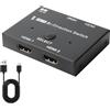 Leikurvo Switch HDMI 2.1 Ultra HD 8K High Speed 40Gbps Directional Commutatore solo 2 in 1out 8K@60Hz 4K @120Hz splitter bidirezionale compatibile con proiettori Xbox PS5 Monitor